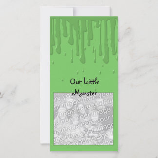 Vårt lite monster julkort