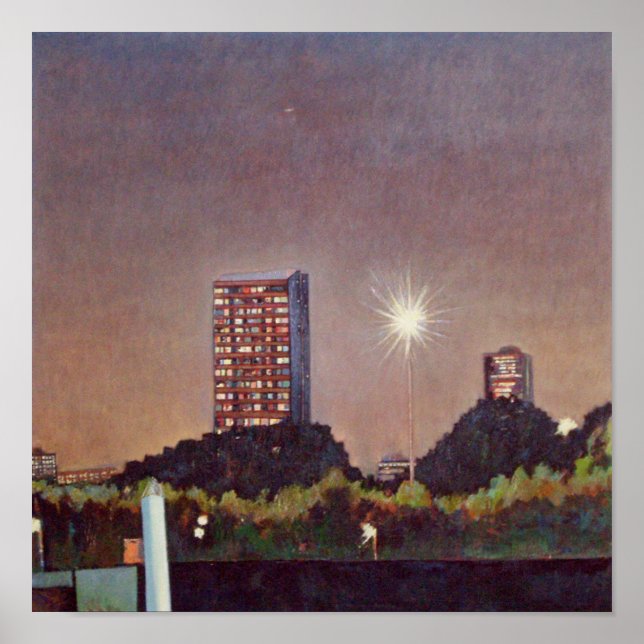 Vårt moderna Måne Poster (Framsidan)