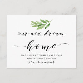 Vårt nya drömhem, Grey, Flytta Announement Vykort