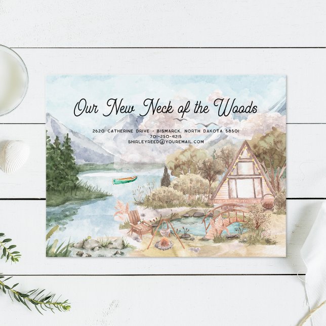 Vårt Nya Närområde | Flyttningsmeddelande Meddelande Vykort (Skapare uppladdad)