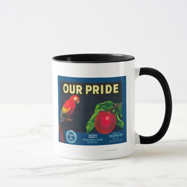 Vårt Pride Apple-etikett - Washington State Mugg (Höger)