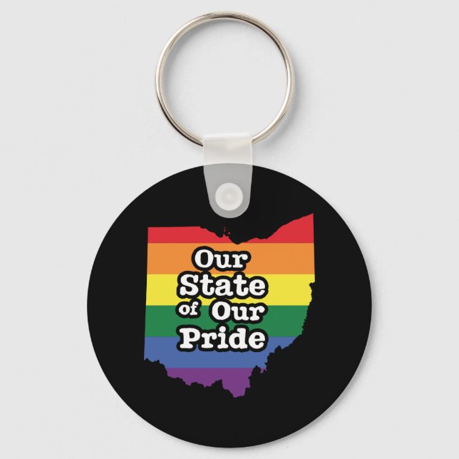 Vårt Pride | Ohio Nyckelring (Framsida)