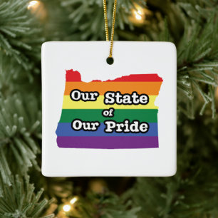 Vårt Pride Oregon Julgransprydnad Keramik