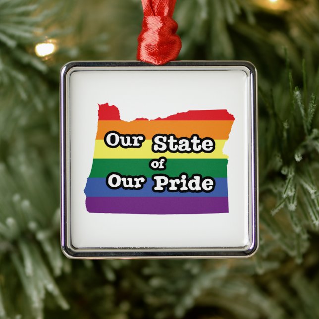 Vårt Pride| Oregon Julgransprydnad Metall (Träd)