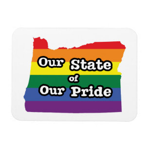 Vårt Pride Oregon Magnet