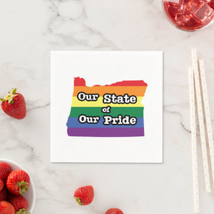 Vårt Pride Oregon Pappersservett
