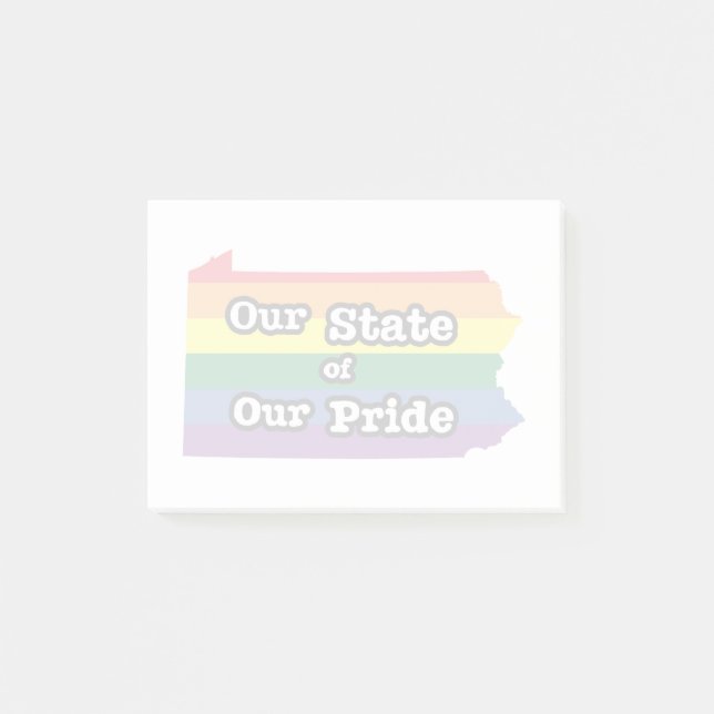 Vårt Pride| Pennsylvania Post-it Block (Framsida)