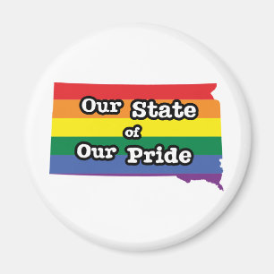 Vårt Pride Södra Dakota Magnet