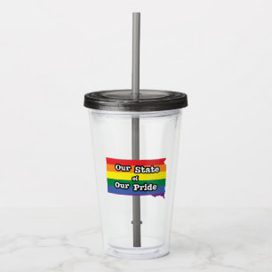 Vårt Pride Södra Dakota Take Away Mugg