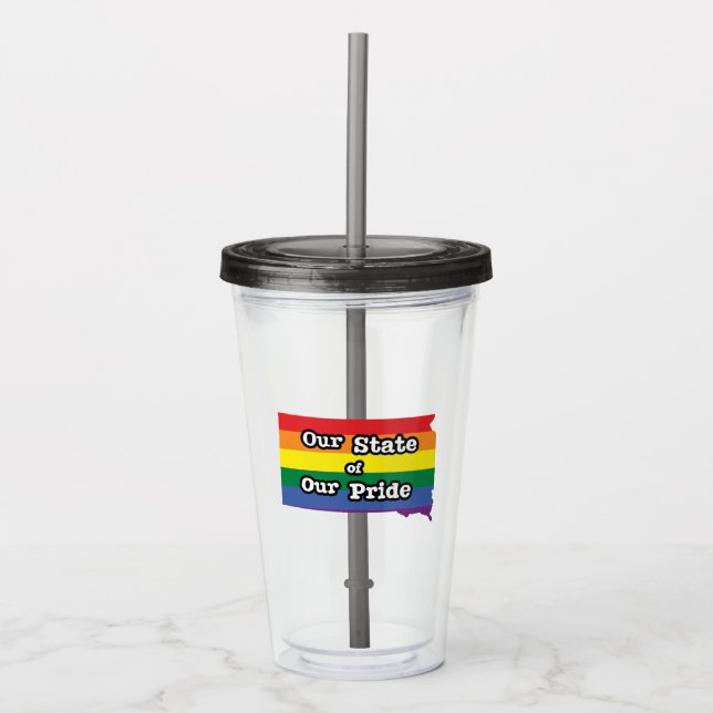 Vårt Pride| Södra Dakota Take Away Mugg (Framsida)