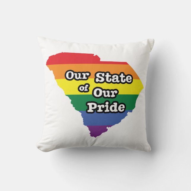 Vårt Pride| South Carolina Kudde (Framsida)