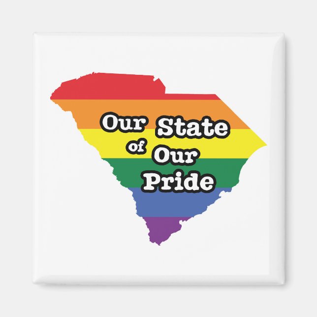 Vårt Pride | South Carolina Magnet (Framsidan)