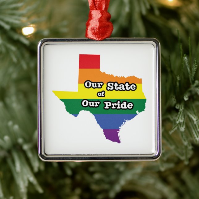 Vårt Pride | Texas Julgransprydnad Metall (Träd)
