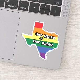 Vårt Pride Texas Klistermärken