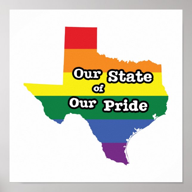 Vårt Pride | Texas Poster (Framsidan)