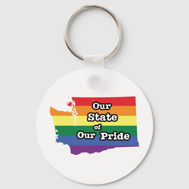 Vårt Pride | Washington Nyckelring (Framsida)