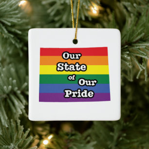 Vårt Pride Wyoming Julgransprydnad Keramik