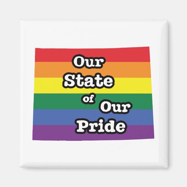 Vårt Pride | Wyoming Magnet (Framsidan)