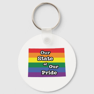 Vårt Pride Wyoming Nyckelring