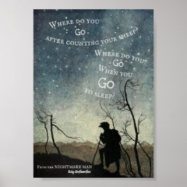 Vart ska du? Arthur Rackham illustration Poster