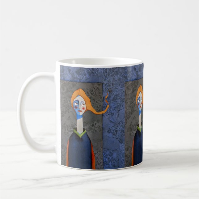 "Vart ska man gå härifrån? (2)" Kaffemugg (Vänster)