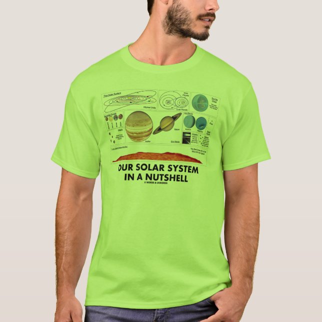Vårt sol- system i en Nutshell T-shirt (Framsida)