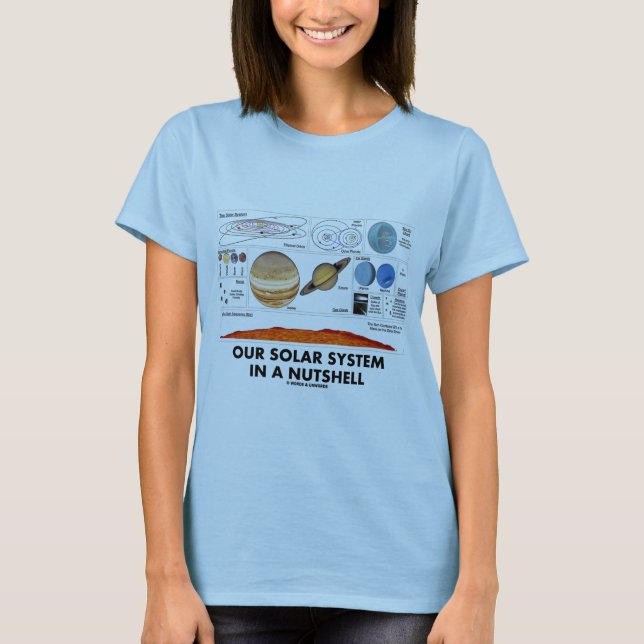 Vårt sol- system i en Nutshell T Shirt (Framsida)
