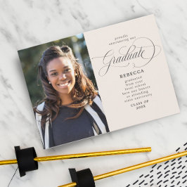 Vårt Student-klassiskt skriptpersikofoto Studenten Meddelande