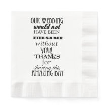 Vårt Tack-meddelande från Bröllop