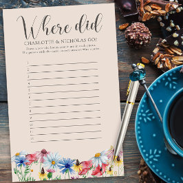 Vart tog de vägen? Möhippa av Wildblomma