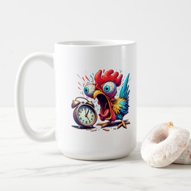 Vart tog tiden vägen? kaffemugg (Med munk)