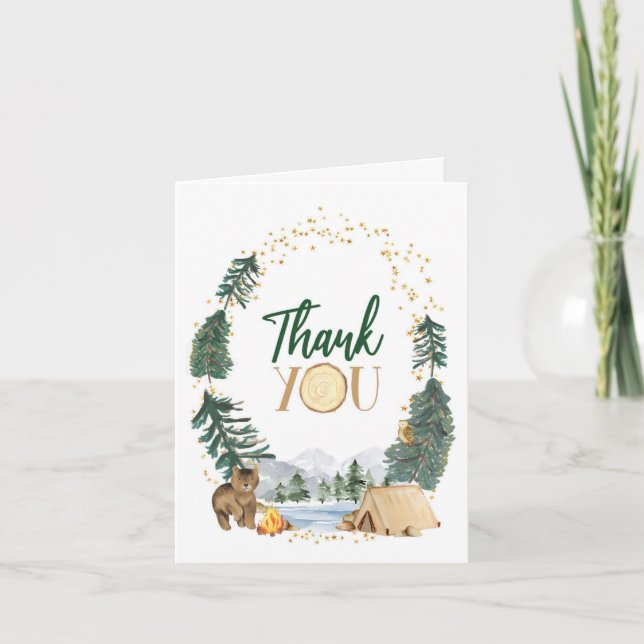 Vårt Underbarare Äventyr-tackkort Tack Kort (Framsida)