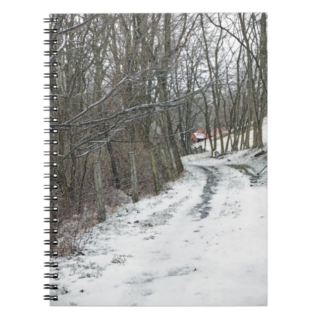 Vart vägen kan ta dig anteckningsbok med spiral (Framsidan)