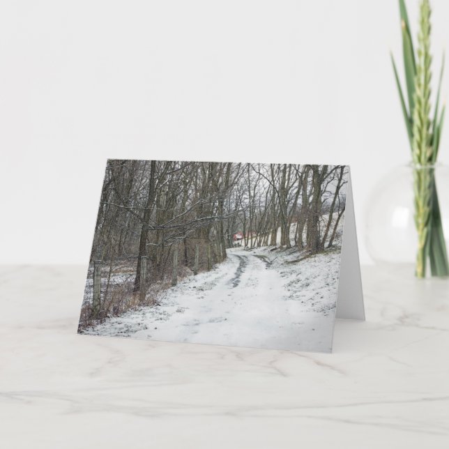 Vart vägen kan ta dig helgkort (Framsida)