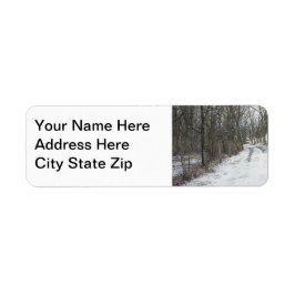 Vart vägen kan ta dig returadress etikett