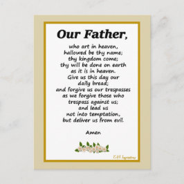 Vårt vykort i Far Prayer Matthew 6:9-13