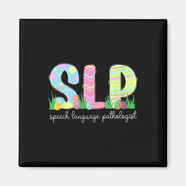 Vårtalande Språkpatolog Påskharen Tl Magnet (Framsidan)