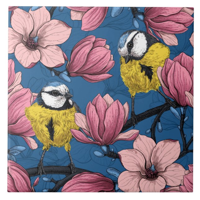 Vårtid Kakelplatta (Framsidan)