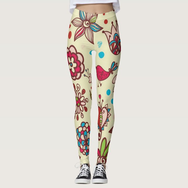 Vårtid Leggings (Framsida)