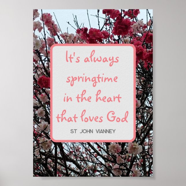 Vårtid Sakura Poster (Framsidan)