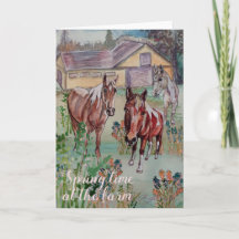 Vårtid vid gården #2 tomt inuti