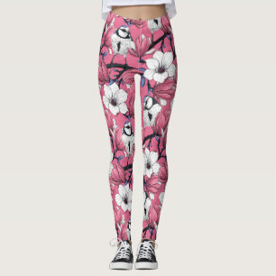 Vårtid vid rosa leggings