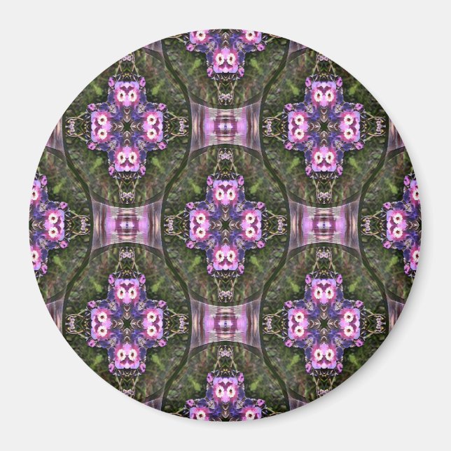 Vårtidsblommor.... Magnet (Framsidan)