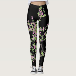Vårträd med blommor leggings