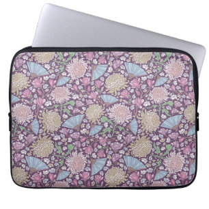 Vårträdgård Mors dag Krysantemum Mum Japan Laptop Fodral