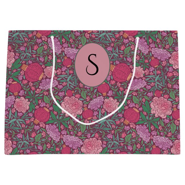 Vårträdgård Morsdags Japanska Papperslyktor (Framsidan)