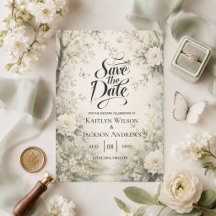Vårträdgårdbröllop med vita fjärilar