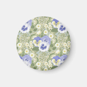 Vårträdgårdsblommor på salvia magnet