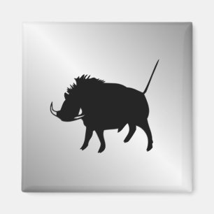 Vårtsvin Silver Magnet