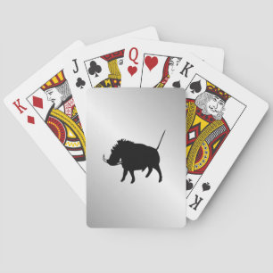 Vårtsvin Silver Spel Kort